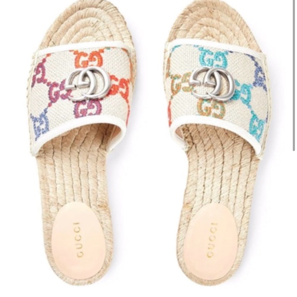 GUCCI Multicolored Espadrilles - Picture 4 of 11